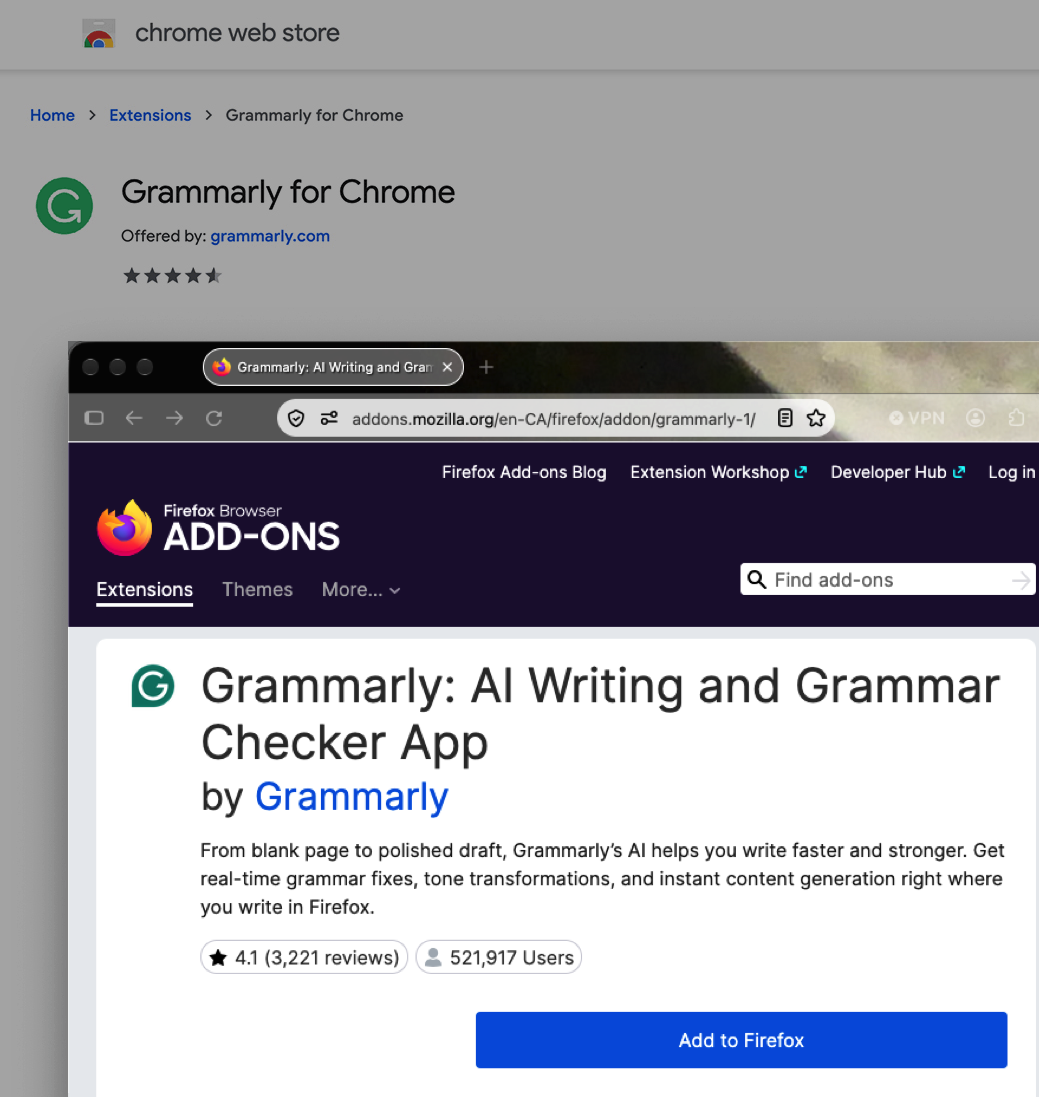 Chrome To Firefox Extensions